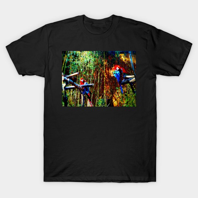 Scarlet Macaws T-Shirt by mtndew3301@gmail.com